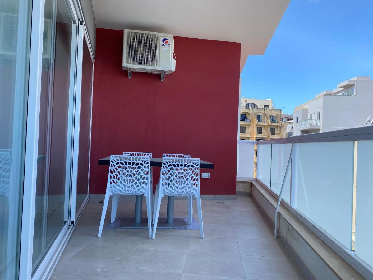 Bugibba Sunrise View Modern Apartment St. Paul's Bay Bagian luar foto